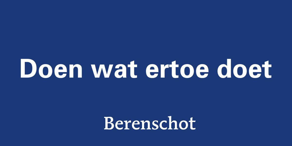 berenschot doen wat ertoe doet