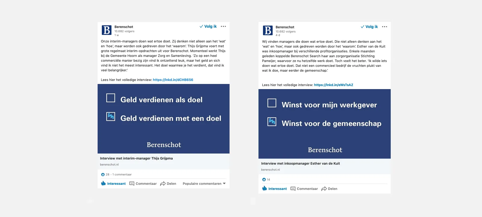 socia media berenschot doen wat ertoe doet